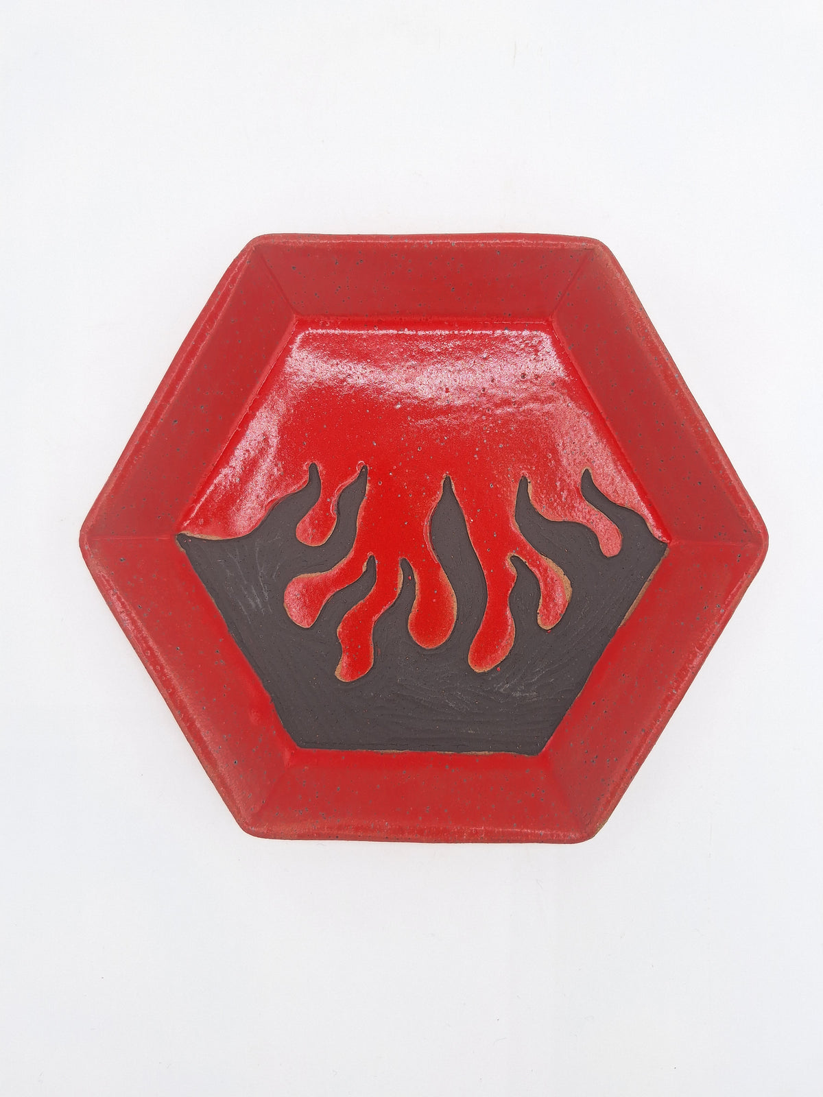 Flame Plate Hexagon Medium