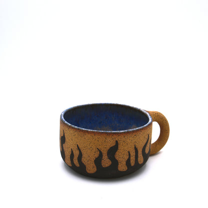 Flaming Cappuccino Mug