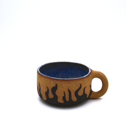 Flaming Cappuccino Mug