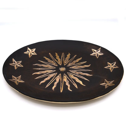 Gold Star Sun Platter
