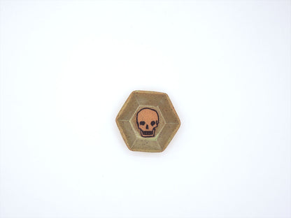 Skull Plate Hexagon Mini
