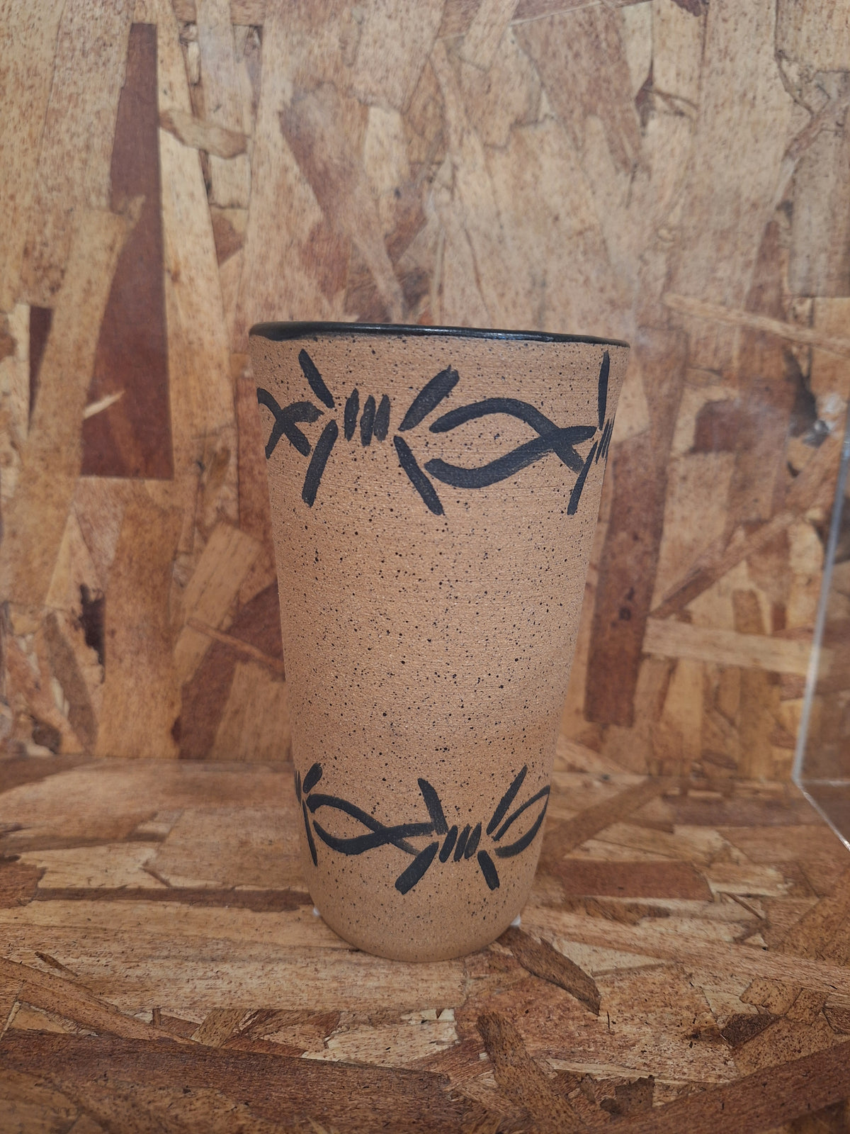 Barbed Wire Tall Tumbler