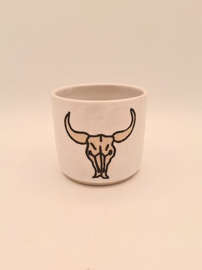 Cow Skull Tumbler