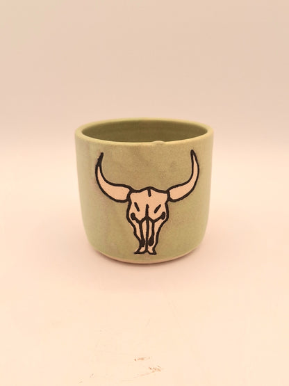 Cow Skull Tumbler