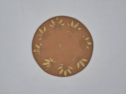 Weed Leaf Plate Round
