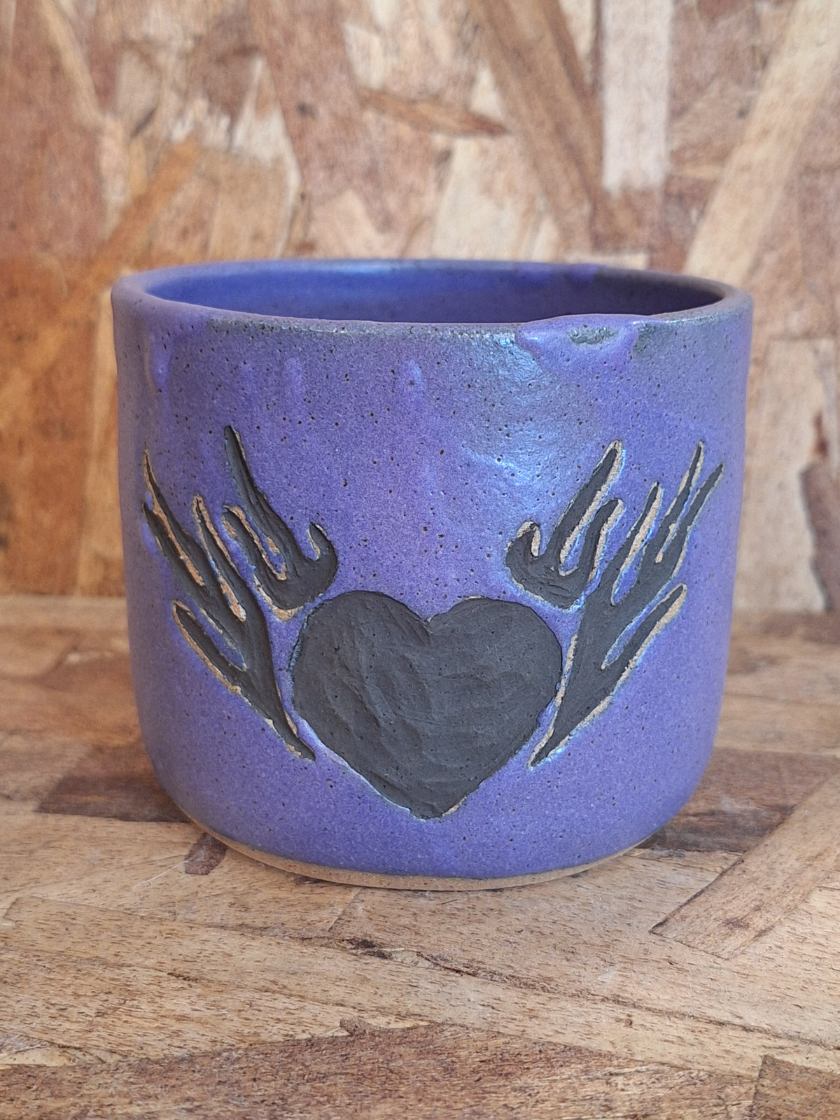 Flame Heart Tumbler