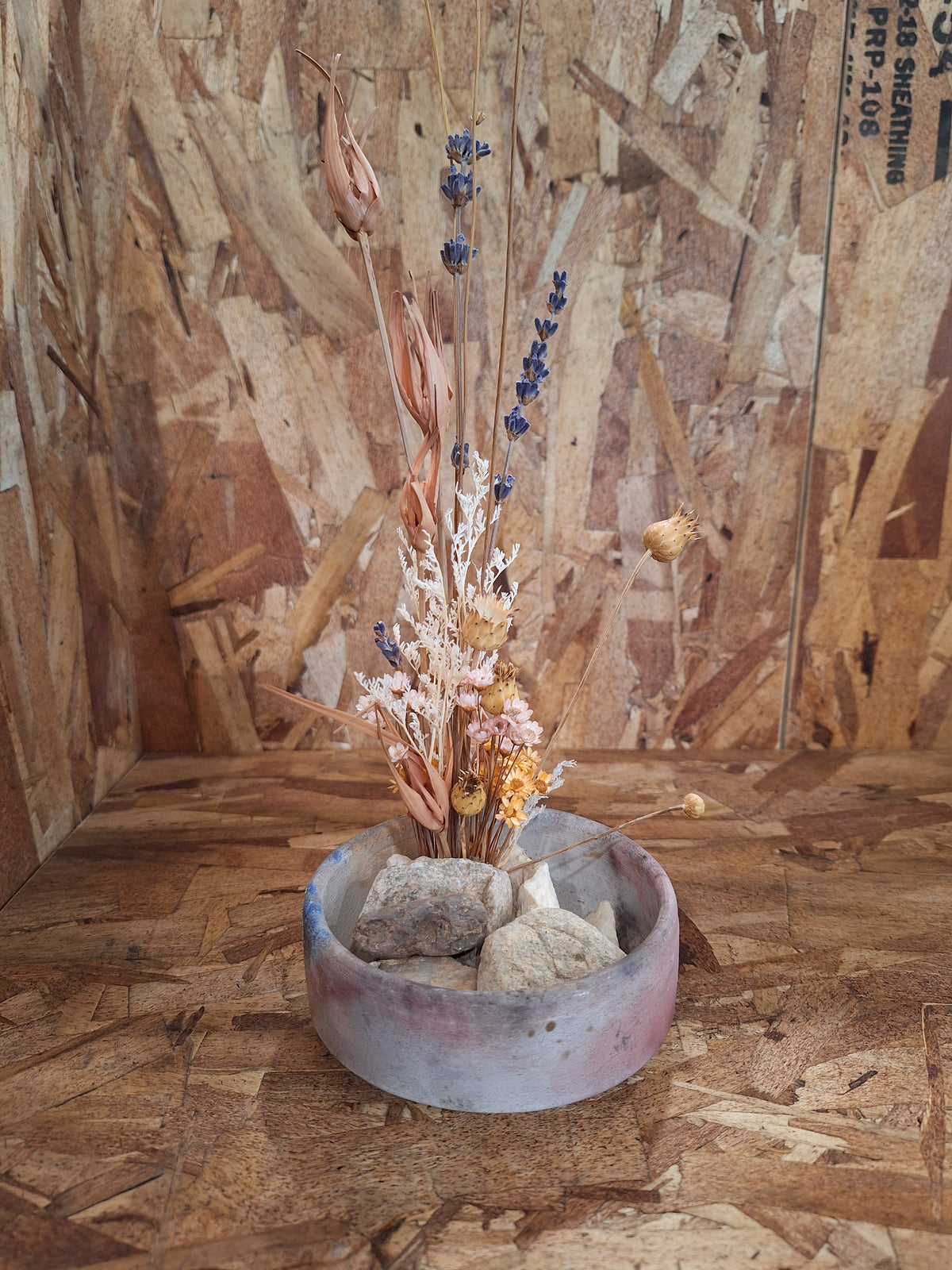 Pit Fired Ikebana with Good Buds